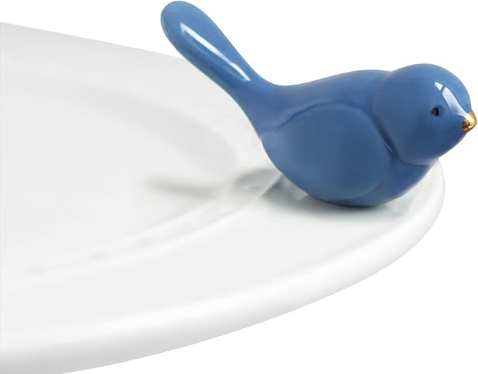 Nora Fleming Hand-Painted Mini: Bluebird of Happiness (Bluebird) A08 | Amazon (US)