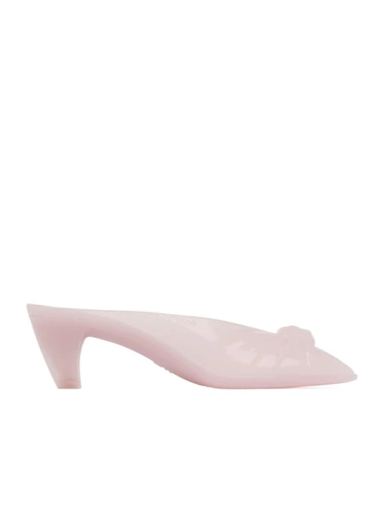 Chloé Jelly Knot Detailed Mules | Senser US