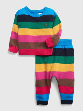 Baby Happy Stripe Sweater Outfit Set | Gap (US)