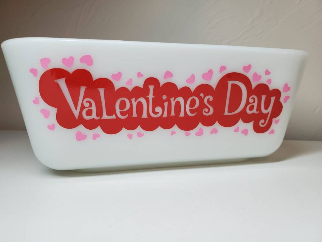 Vintage Valentines Day Decal for Vintage Dishes and Bowls - Decal Only Bowl Not Included - Etsy | Etsy (US)