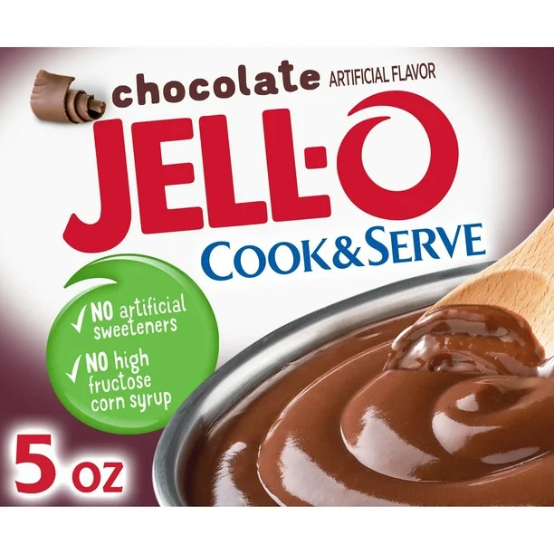 Jell-O Cook & Serve Chocolate Pudding Mix & Pie Filling, 5 oz. Box | Walmart (US)