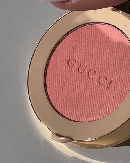 Have you ever seen a makeup product this beautiful? @guccibeauty  Blush de Beauté is truly something special. Seen here: shade 01 | Silky Rose, the most perfect pale pink. I dusted it on the apples of my cheeks, the bridge of my nose, and on my eyes with a fluffy blush brush. It’s long-wearing and extremely buildable—don’t be afraid to add a bit more than you think you need. Available now at @sephora. #guccibeauty #sephora #ad

#LTKbeauty #LTKunder100 #LTKHoliday