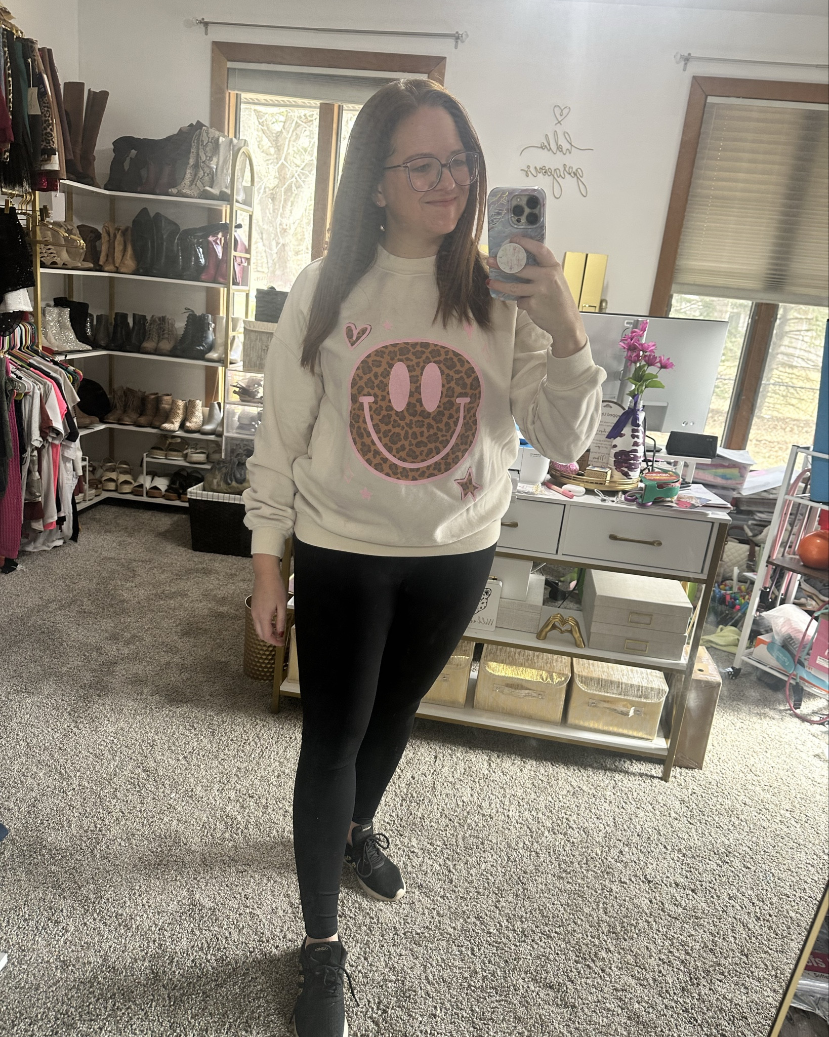 Outfit of the day
Leggings day
Oversized sweatshirt
Casual outfit
Running errands

#LTKootd #LTKmomlife