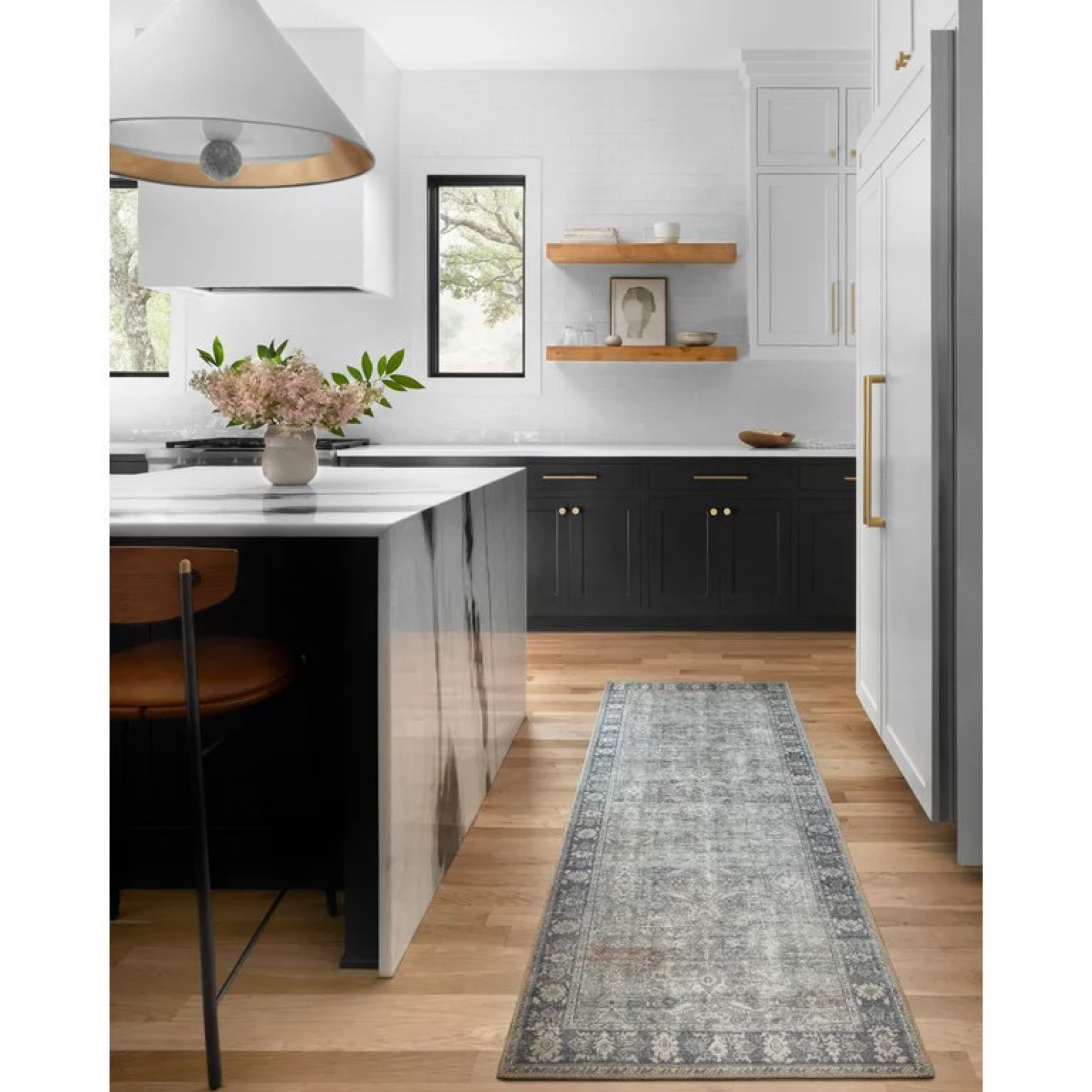 Grey / Charcoal Oriental Area Rug 2'-6" x 7'-6", home decor, walmart finds, under $50, sabic platform 

#LTKunder50 #LTKsalealert #LTKhome