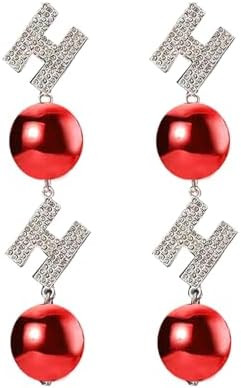 Christmas Earrings for Women Cute Sparkly Crystal Rhinestone Gingerbread Man Christmas Tree Hat D... | Amazon (US)