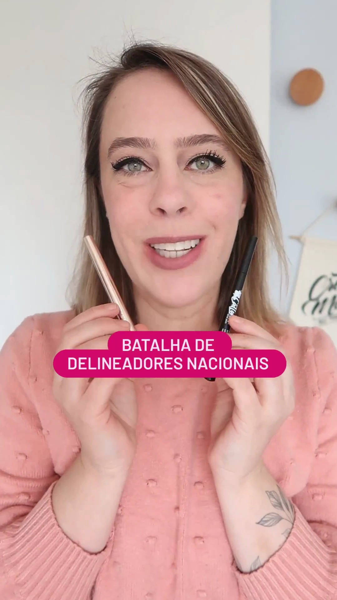 Comprei 2 delineadores de marcas nacionais e hoje a gente vai saber qual é o melhor.

A Caneta delineadora Vizzela Cat Lovers promete traço fino e resistência a água. 

Já a Caneta Delineadora Mariana Saad By Océane promete secagem rápida e resistência à água.

#LTKbeauty #LTKbrasil