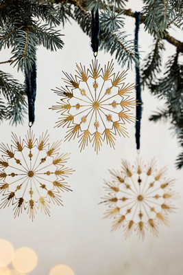 Delicate Star Ornaments, Set of 3 | Anthropologie (US)