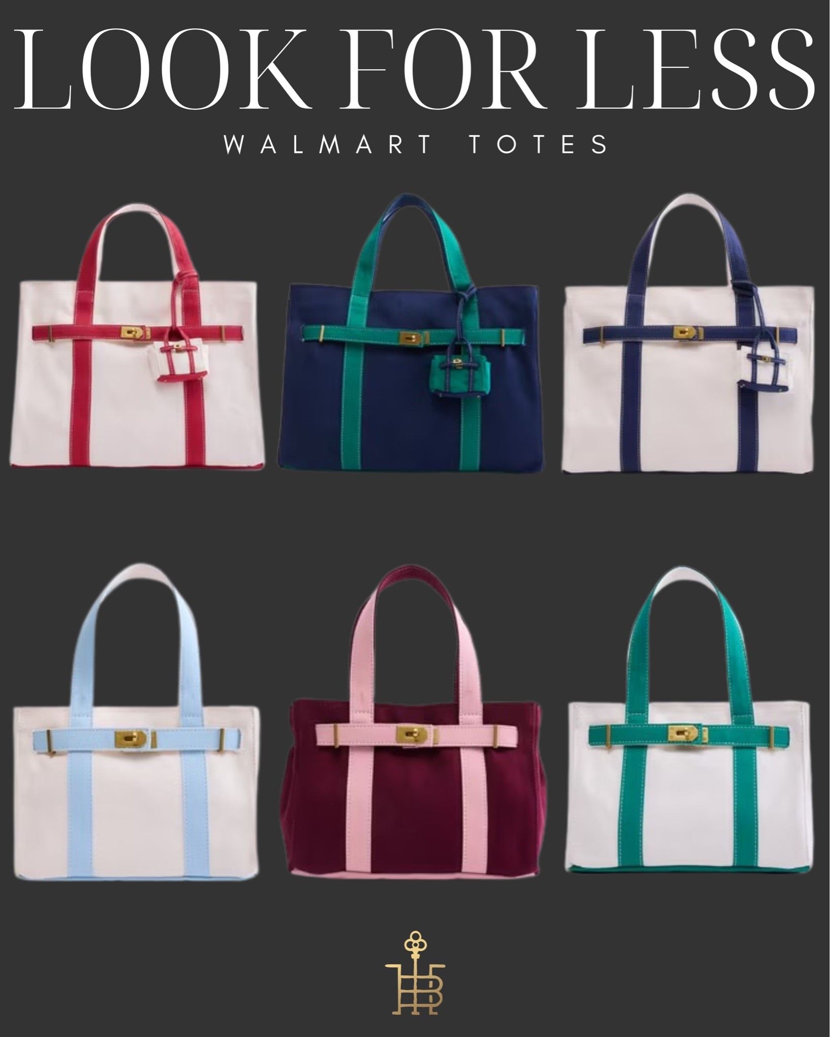 How cute are these look for less totes?!

#LTKSeasonal #LTKgrwm #LTKootd