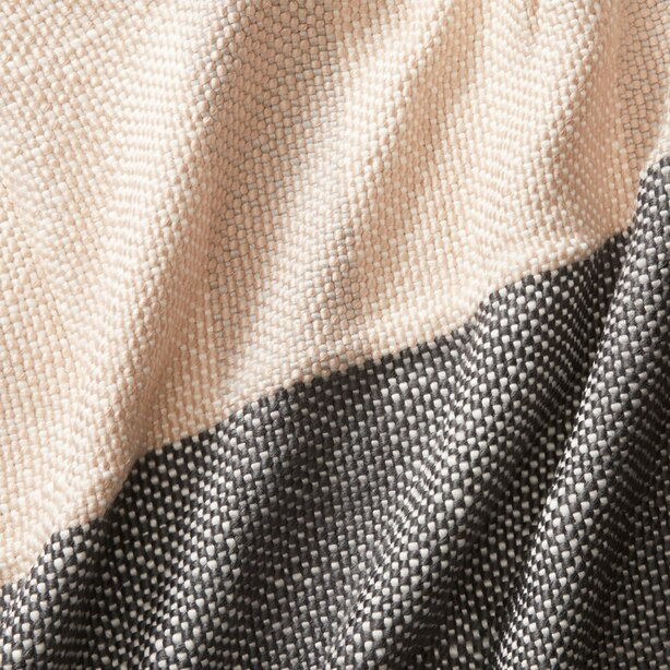 BASKET WEAVE THROW PLAID, STORM | Indigo (CA)