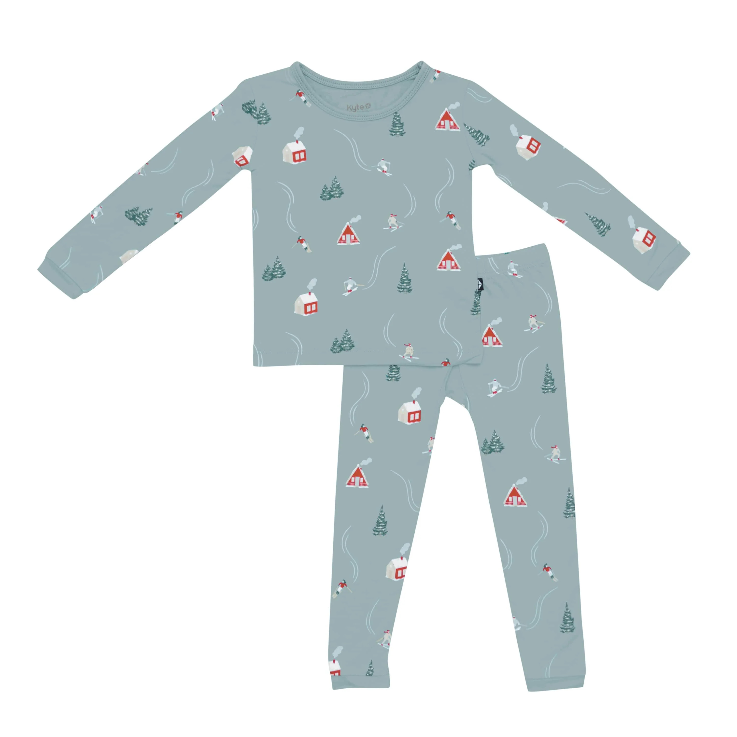 Long Sleeve Pajamas in Alpine Village | Kyte BABY