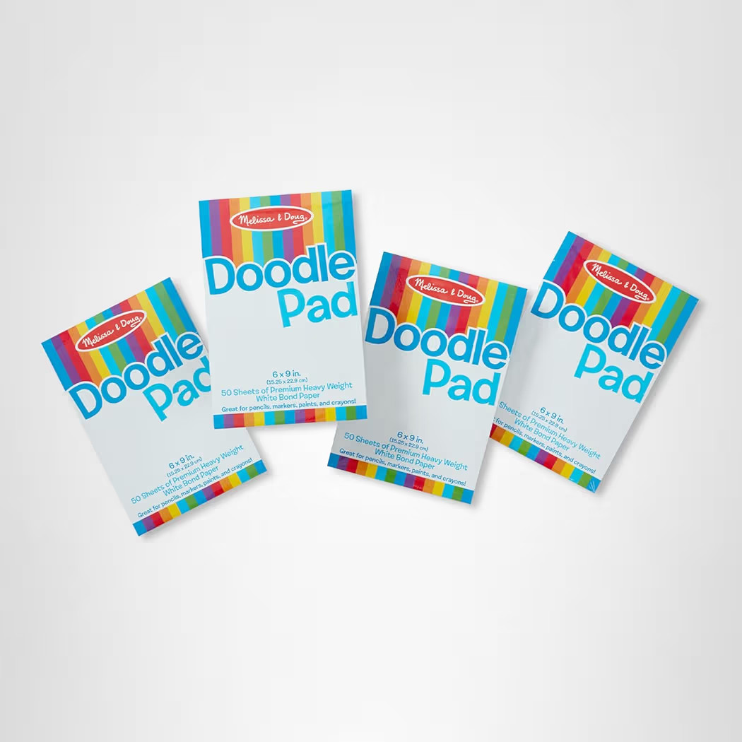 Amazon.com: Melissa & Doug Drawing Paper Pad (6 x 9 inches) - 50 Sheets, 4-Pack : Toys & Games | Amazon (US)