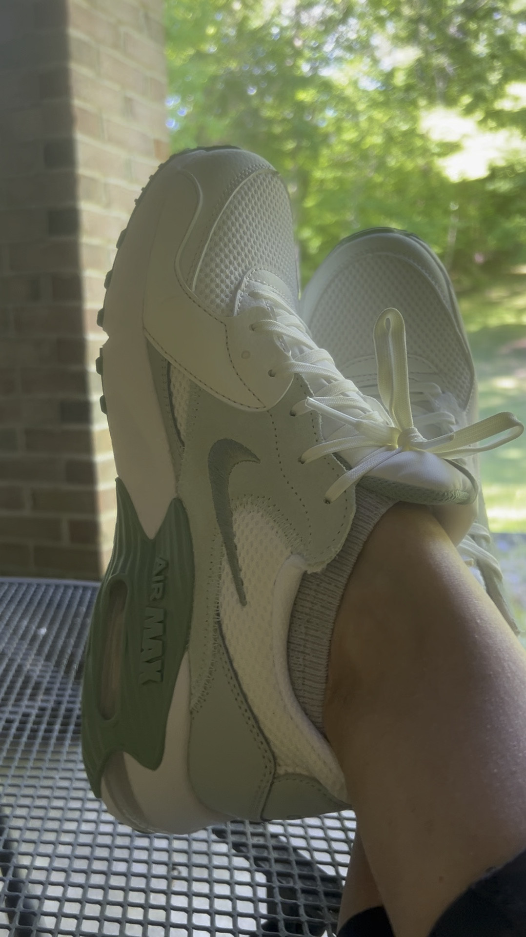 Loooove these sneakers! Nike Air Max Excee’s in the barley green color. (8 other color combinations) Size up a 1/2 size and order wide if your feet are not narrow (mine are narrow and the 9’s fit perfectly). Awesome comfort for walking, running and the gym. 
#nikeairmax #nikeairmaxexcee #nike #womenover40 #sneakersforover40 #fitnesswear #fitnessover40 #comfortablesneakers #activewearover40 #greensneakers

#LTKActive #LTKfitnessgoals #LTKOver40