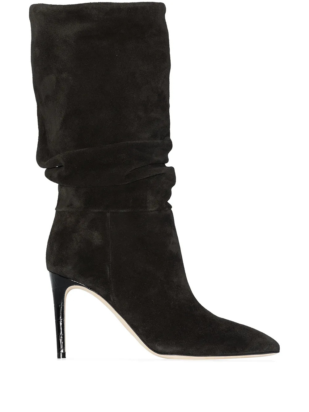 Paris Texas Slouchy Suede 85mm Ankle Boots - Farfetch | Farfetch Global