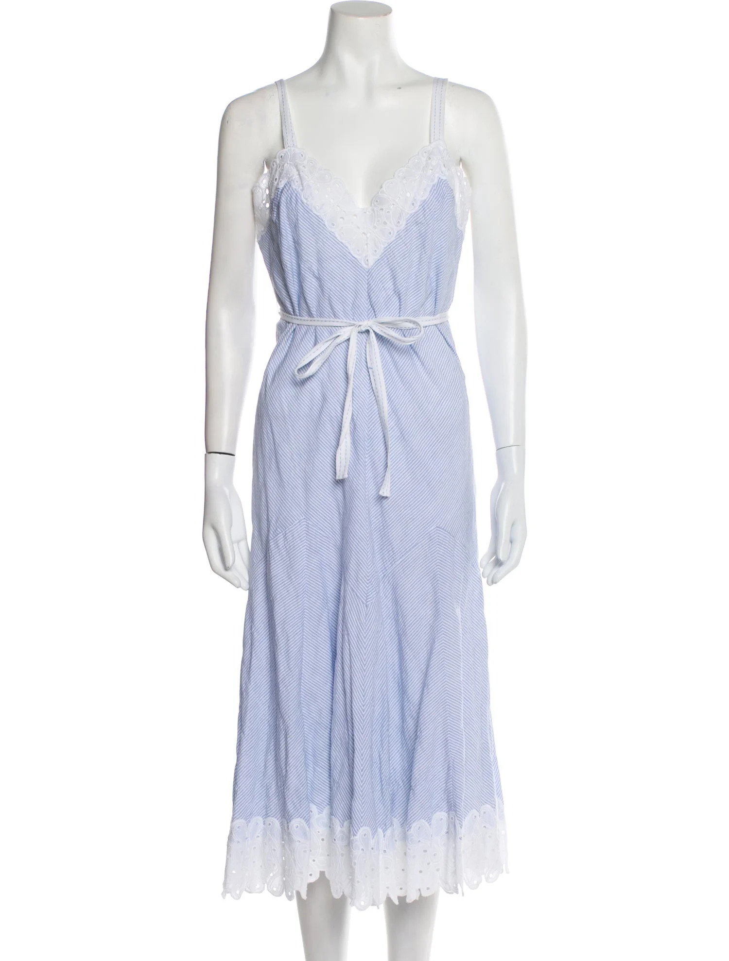 Striped Midi Length Dress | The RealReal