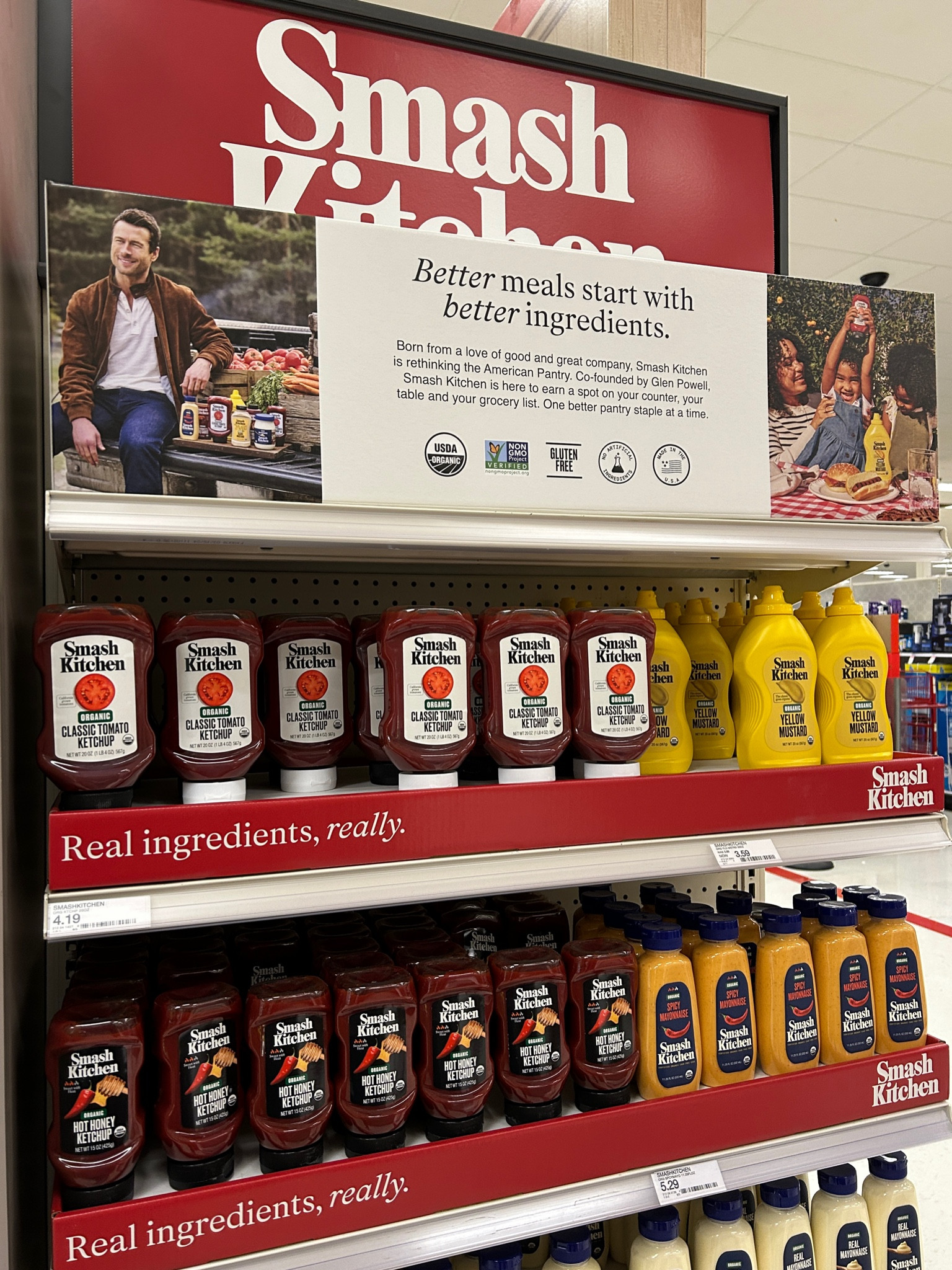 Smash Kitchen condiments 🍽️ Co-founded by Glen Powell, now available at Target and on sale for 10% off this week! 

#LTKSeasonal #LTKfoodie #LTKSaleAlert