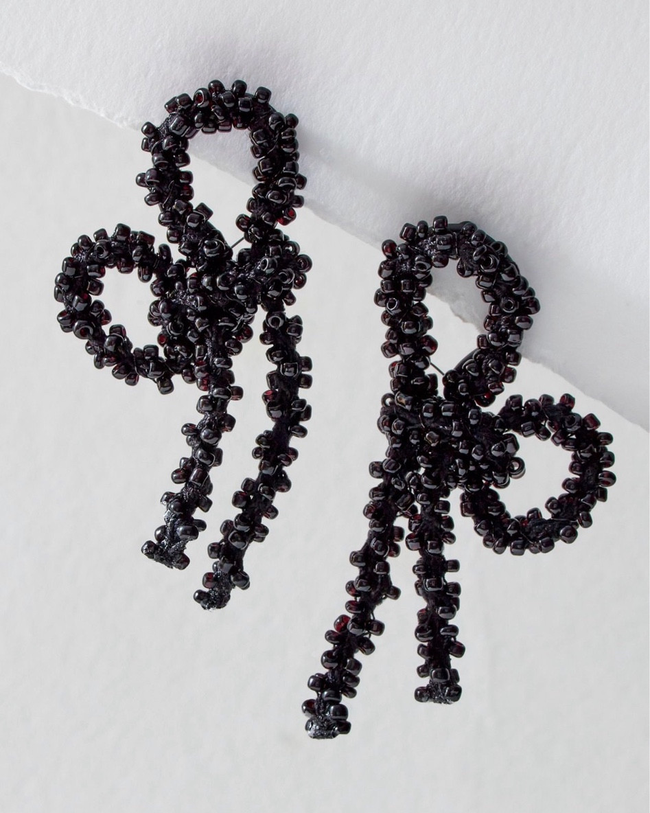 Bow earrings, black earrings, statement earrings, holiday earrings 

#LTKbeauty #LTKSeasonal #LTKfindsunder50