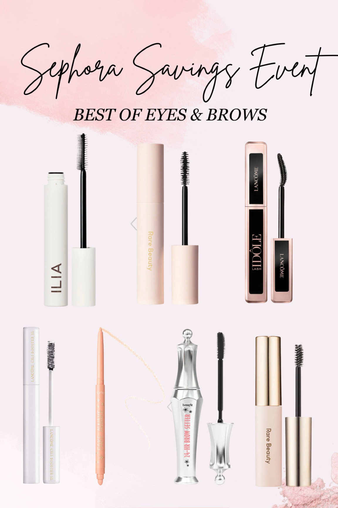 Happy Sephora Holiday Sale!!! 🖤Wanted to share my picks for best of lashes & brows! 

Rouge members can start shopping 20% off site wide today! Use code: SAVINGS at check out!  

#LTKHoliday #LTKSaleAlert #LTKBeauty