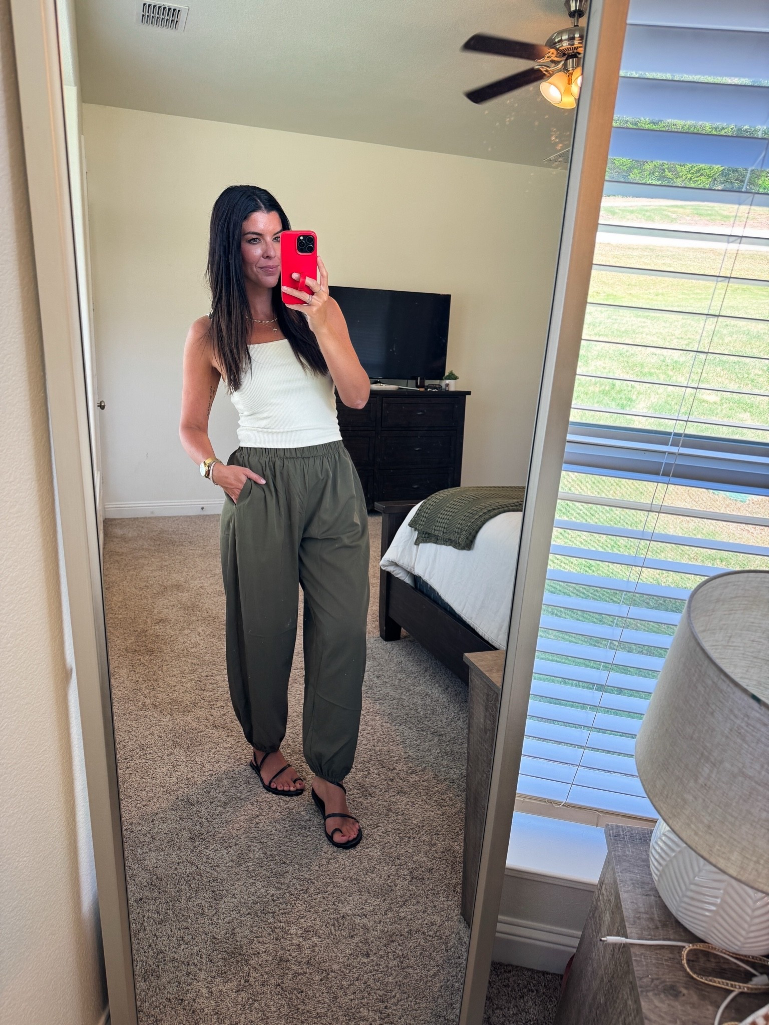 Obsessed with today’s outfit! Comfy yet trendy. 

Wearing a small in the pants

#LTKootd