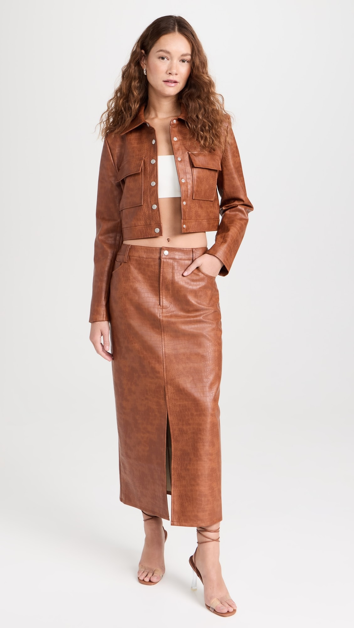 WAYF Roberta Midi Skirt | Shopbop | Shopbop