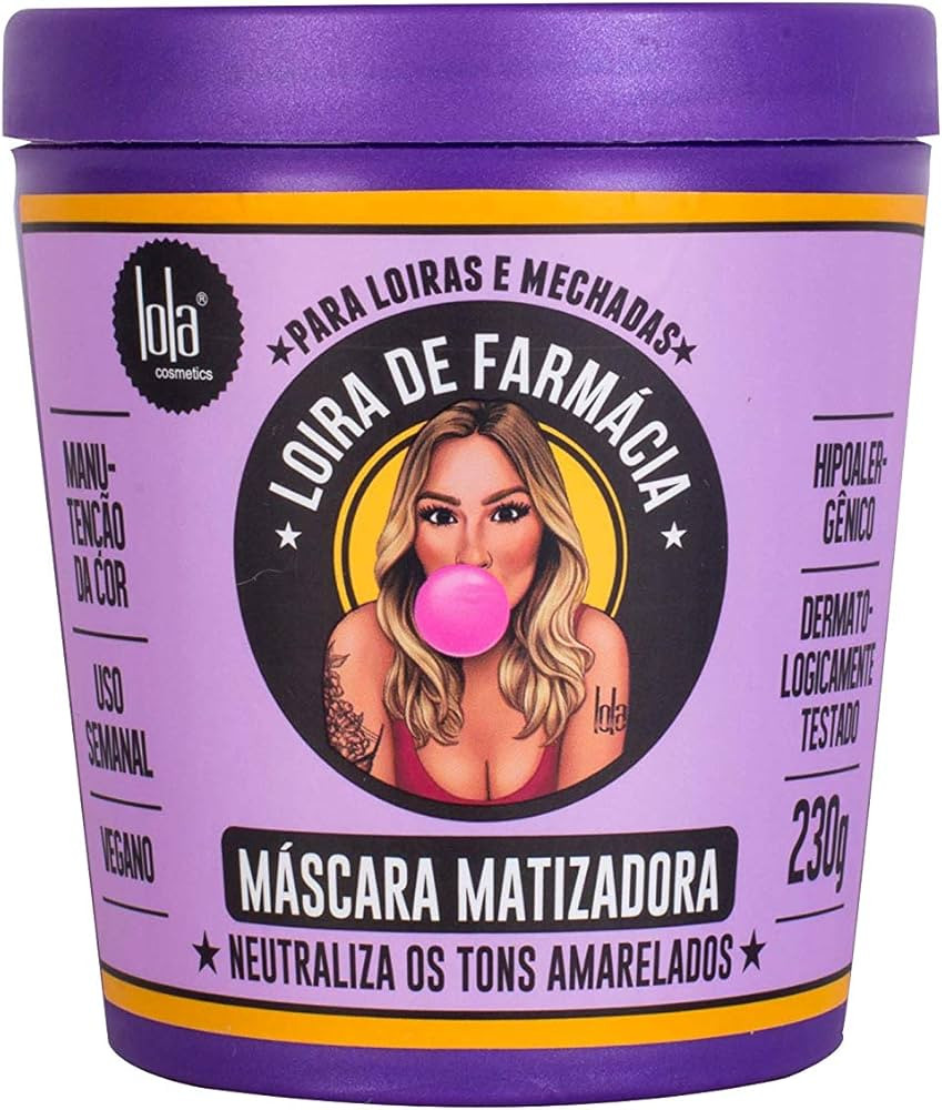 Lola Cosmetics Loira de Farmácia Matizadora Máscara 230g Lola(A embalagem pode variar) | Amazon (BR)