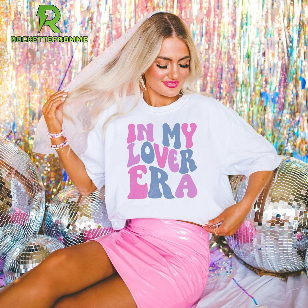 Comfort Colors® In My Lover Era Concert Shirt, Lover Swifts T-shirt, Lover Outfit, Ears Tour 202... | Etsy (US)