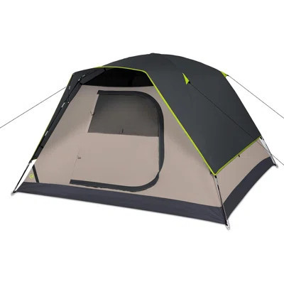 Camping Tent, 4 Person Dome Tents For Camping With Rainfly, Waterproof Clip Easy Setup Portable Family Tent With Mesh Windows, 20% More Headroom Backp | Wayfair North America
