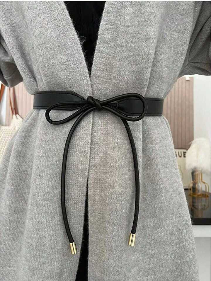 1pc Women's Simple Knotted Waistband, Versatile Decorative Belt For Dresses, Sweaters, Coats And ... | SHEIN