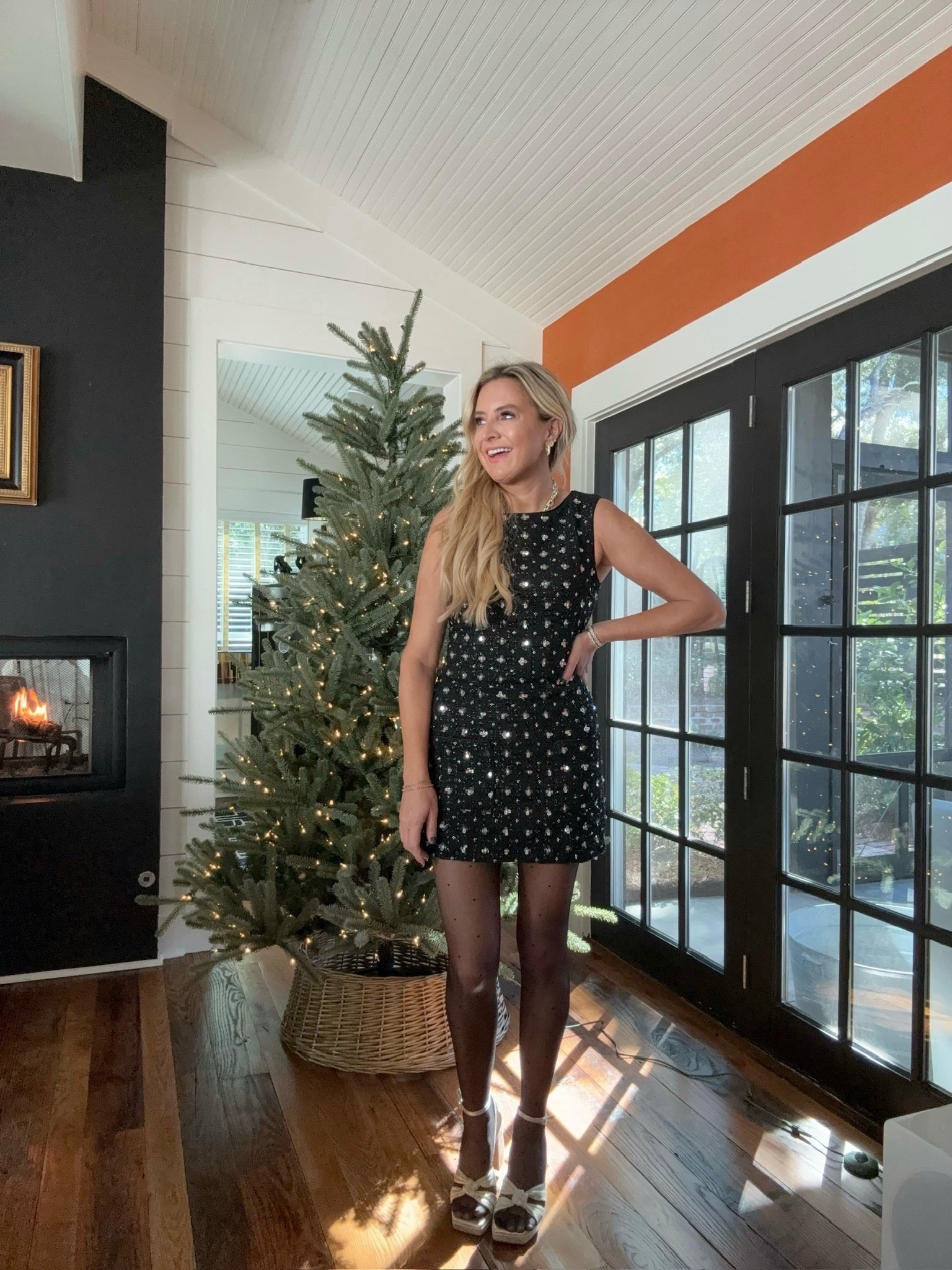 This is the cutest holiday dress. Wearing XS! These tights are perfection!!

#LTKootd #LTKHoliday #LTKSeasonal