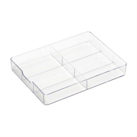 Varicolor Crystal Clear Stackable Drawer Insert Organizer | Walmart (US)