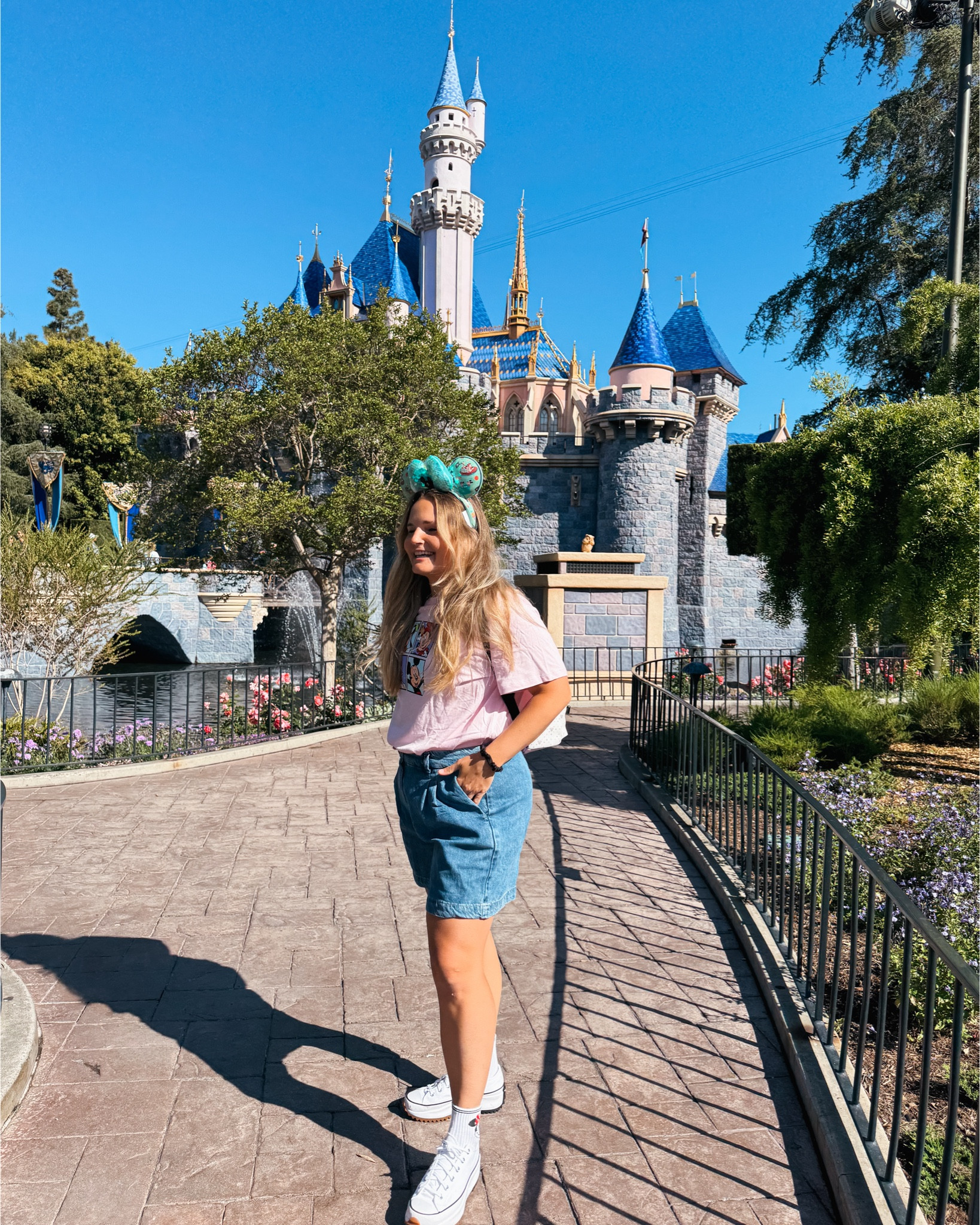 Disney Fit . Several stranger complimented these shorts throughout the day. They are a win and so cheap! 

#LTKtravel #LTKmidsize #LTKVideo