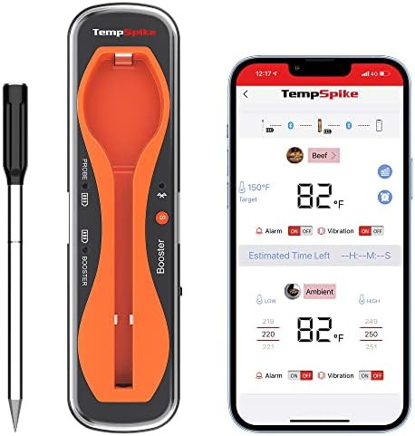 ThermoPro TempSpike 500FT Truly Wireless Meat Thermometer, Bluetooth Meat Thermometer for Grillin... | Amazon (US)