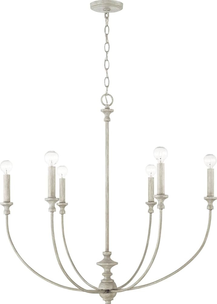 Capital Lighting 443061PY Penelope Transitional Chandelier, 6-Light 360 Total Watts, 31" H x 31" ... | Amazon (US)