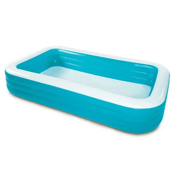 Play Day Rectangular Inflatable Family Pool, 120" x 72" x 22" | Walmart (US)