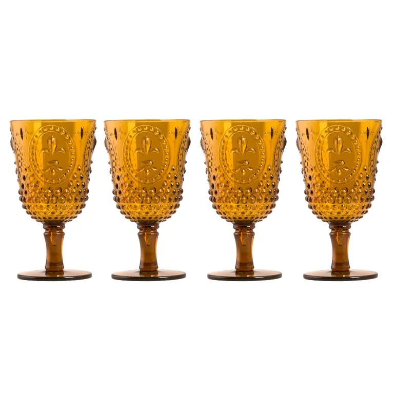 Elle Decor Acrylic Wine Goblets, Set of 4, 15-Ounce, Unbreakable Acrylic Wine Glasses, Shatterpro... | Walmart (US)