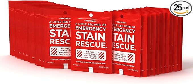 Emergency Stain Rescue Stain Remover – All Purpose Wipes For Carpet, Upholstery, Clothes, Add t... | Amazon (US)