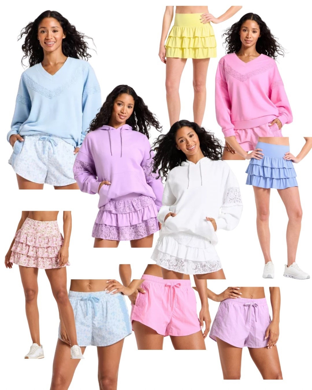 Cute Girly Active Spring Wear ☀️🩷🧡💛💚🩵💜
… love the ruffles and lace!



#LTKActive #LTKSeasonal