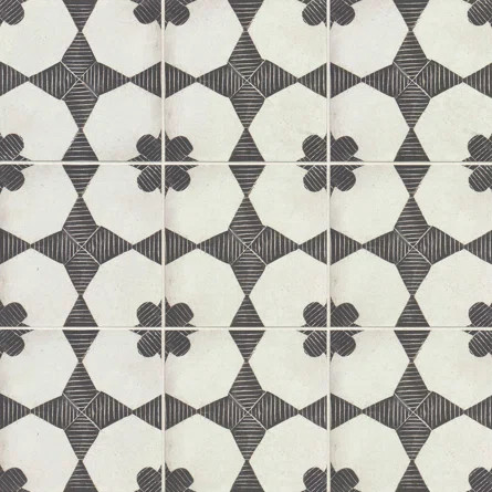 Enchante Decorative 8" x 8" Porcelain Field Tile in Moderno | Wayfair North America