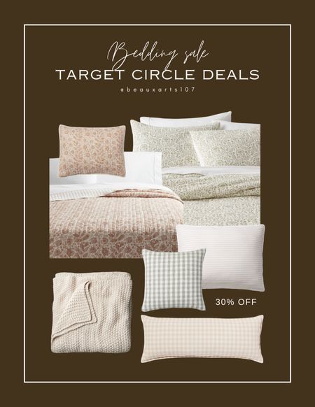 Save 30% off on these beautiful bedding favs this week for targets circle sale!

#LTKxTarget #LTKfindsunder100 #LTKsalealert