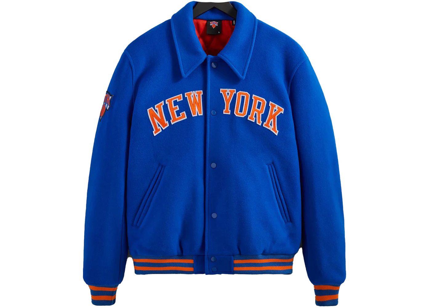 Kith New York Knicks Wool Coaches Jacket Royal | StockX