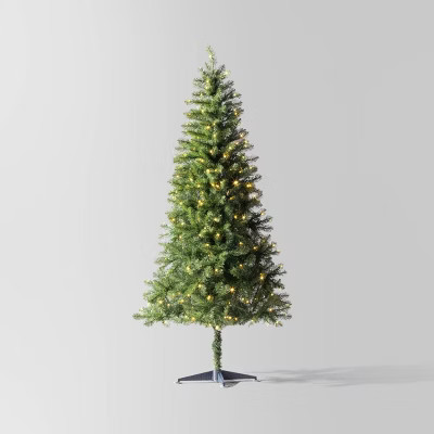 6.5' Pre-Lit LED Alberta Spruce Artificial Christmas Tree with Color Changing, Flashing, Fading L... | Target