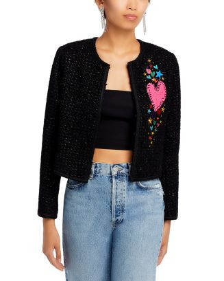 Heart Patch Bouclé Jacket - 100% Exclusive | Bloomingdale's (US)