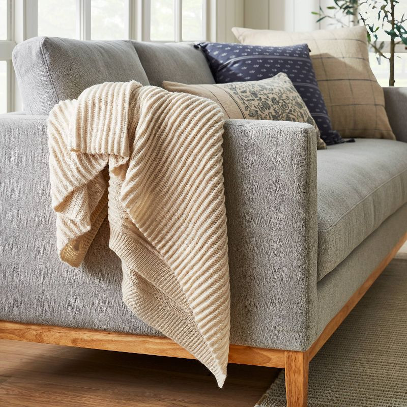 Rib Knit Throw Blanket - Threshold™ designed with Studio McGee | Target