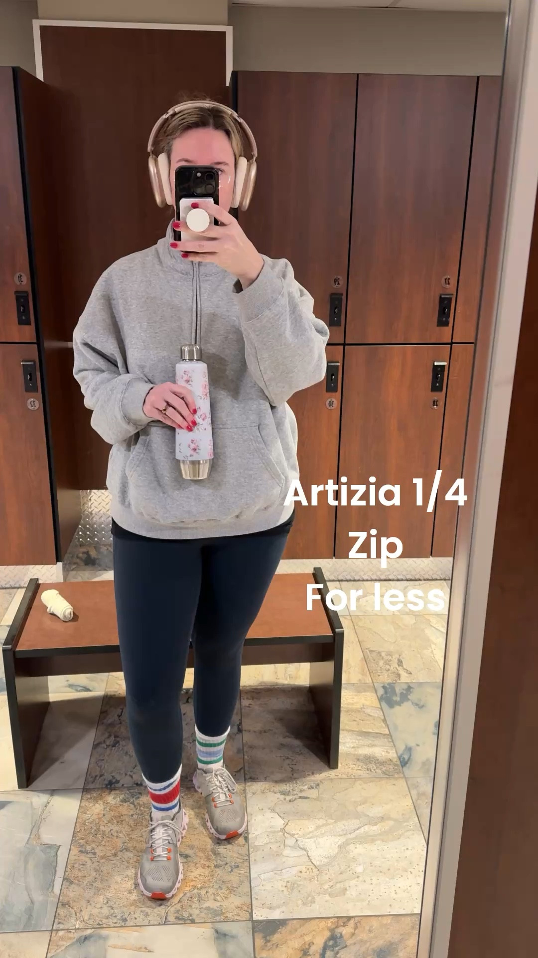 My favourite fleece 1/4 zip is an Aritzia look for less .  This one has more cotton than the $$ version for a fraction of the cost 

#LTKTall #LTKOver40 #LTKdayinmylife
