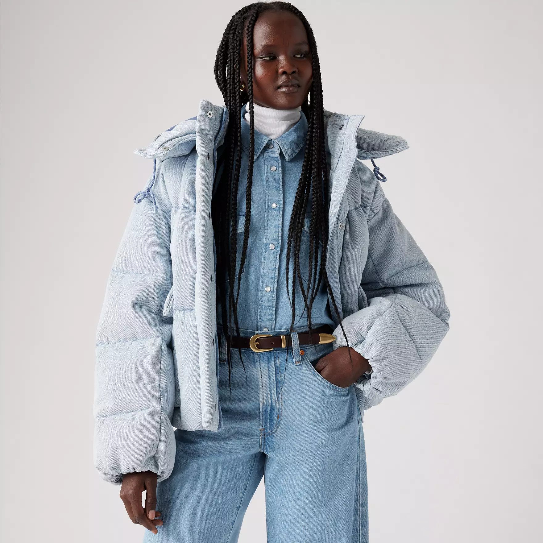 Western Short Bubble Puffer Jacket | Levi's US