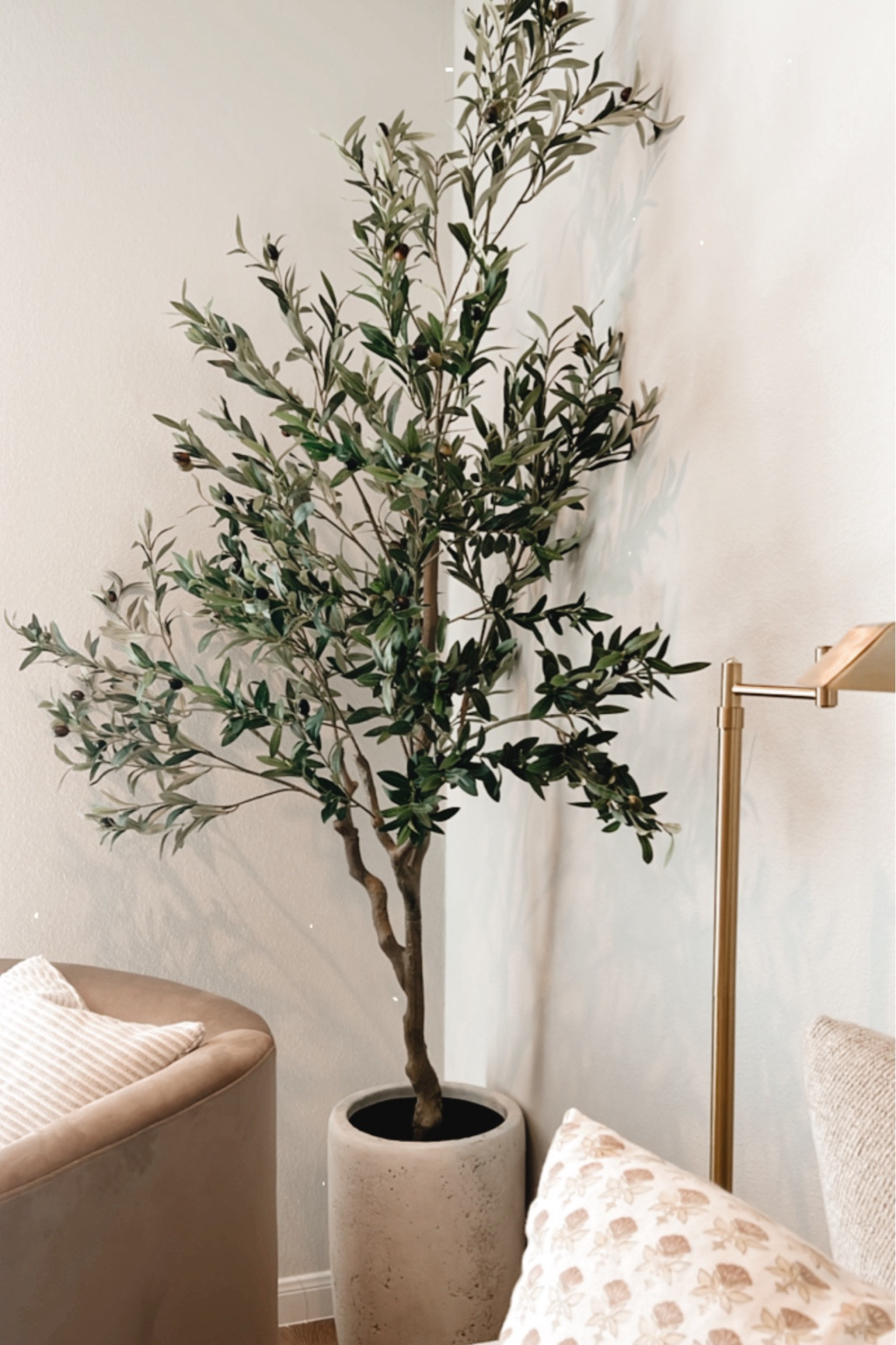 FAVE faux olive tree and planter! The most realistic looking one I’ve found, great size for price and the planter is 👏🏼👏🏼 and only $49! Looks SO nice in person.  

#LTKfindsunder100 #LTKsalealert #LTKhome