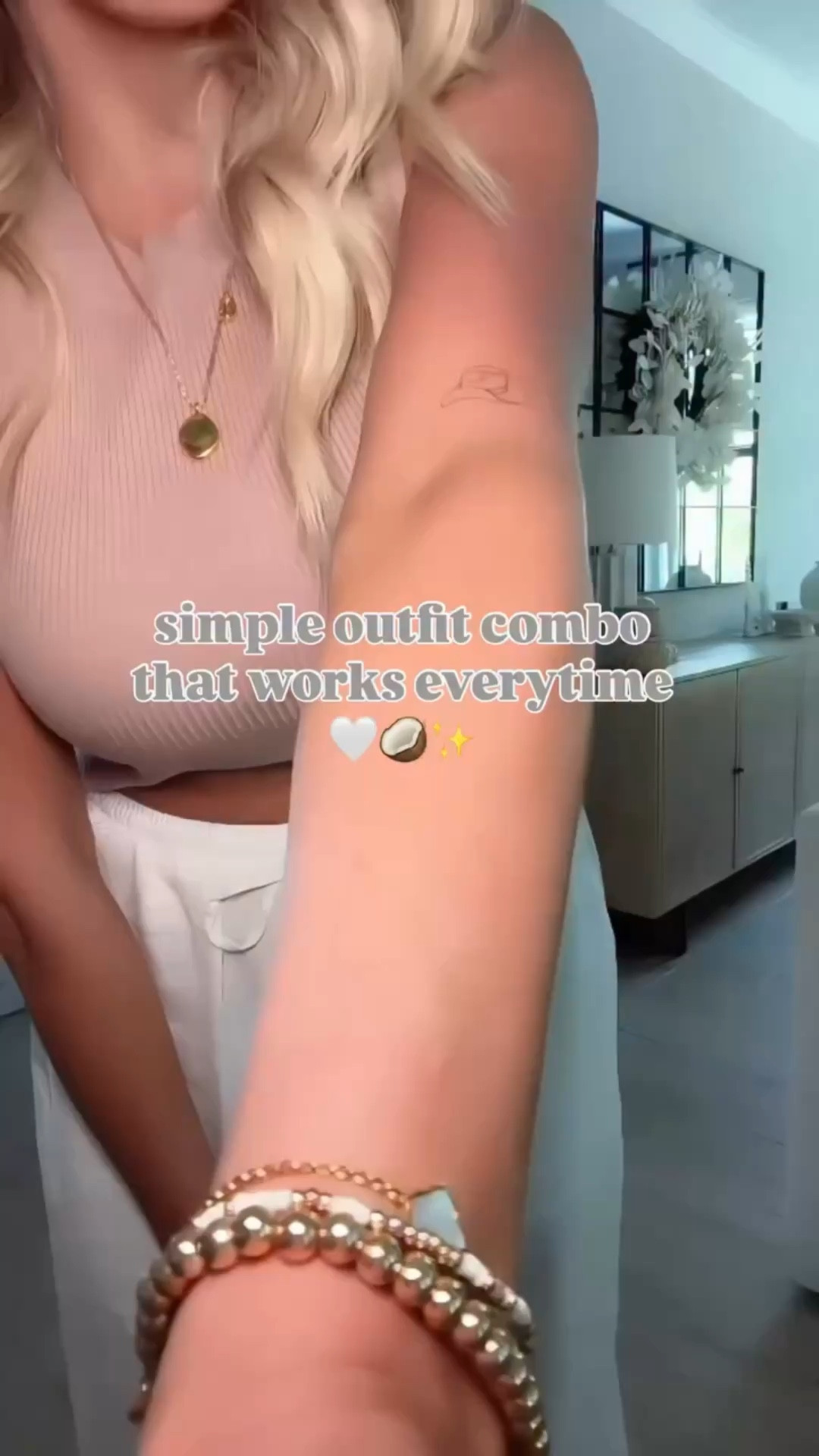 Type “ELEVATED OUTFITS” and I’ll send you exact details to this cute fit that’s all from @amazon! 🥥✨🤍 PS. You must be following me @laurscardina or else IG won’t let me DM you 

At 38 I’m still finding my personal style, but this combo never lets me down! Soft flowy fabrics that feel amazing but still look elevated is my vibe 🔥 these tanks are so soft and flattering and the white linen with the tan looks chic and expensive. Don’t you love the tan and white combo? Pairs perfect with denim accents! 

Mom style elevated casual easy outfits #amazonfashion #amazonfinds