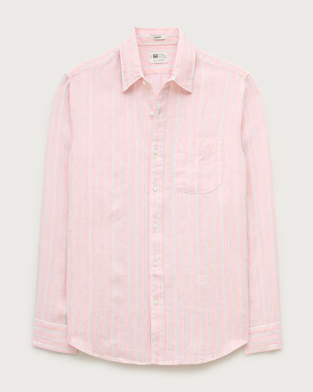 Baird McNutt Irish linen point-collar shirt | J. Crew US