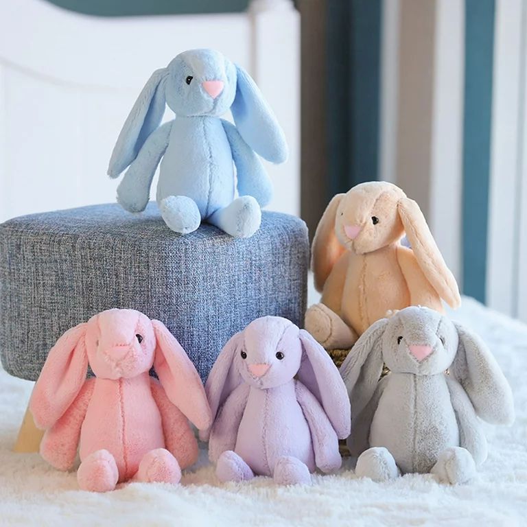 Soft Plush Bunnies Stuffed Animals, Long Ear Bunny Rabbit Easter Cartoon Toy Dolls for Kids Child... | Walmart (US)