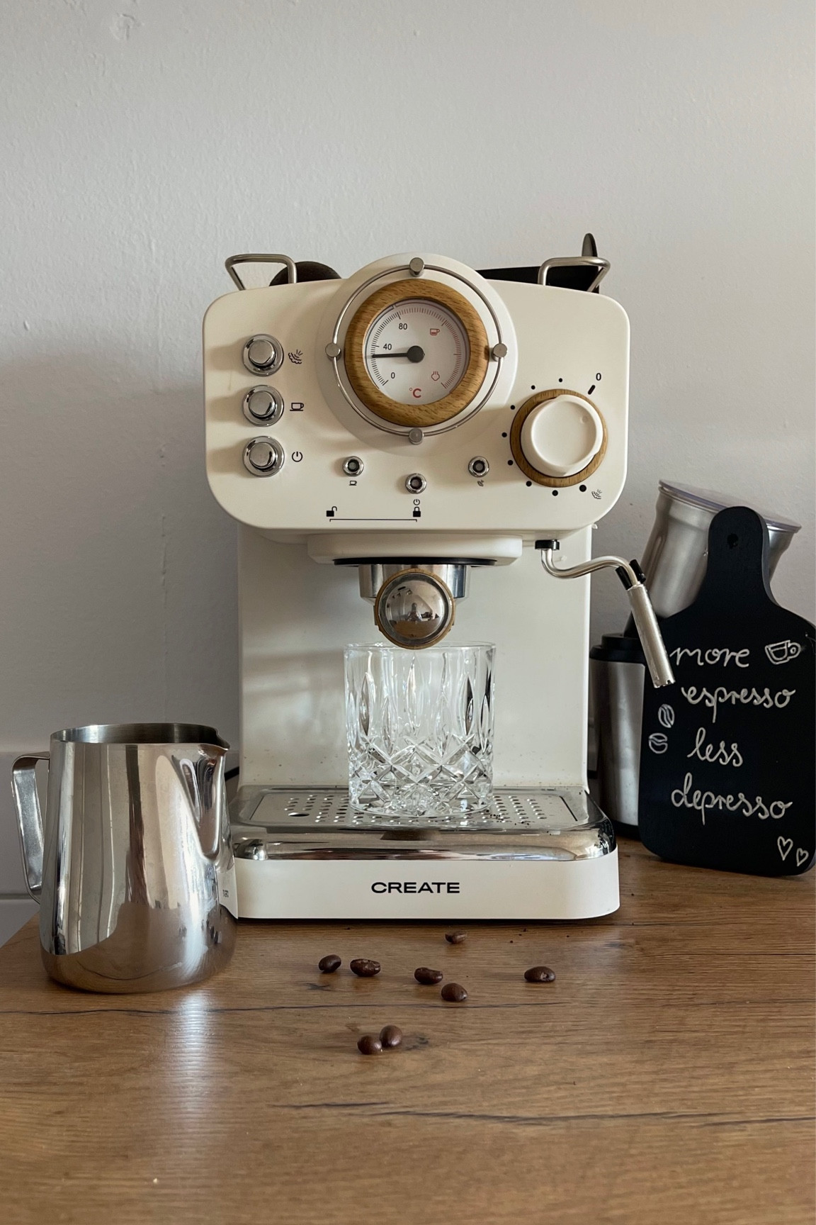 actually…
Espresso Machine: CREATE