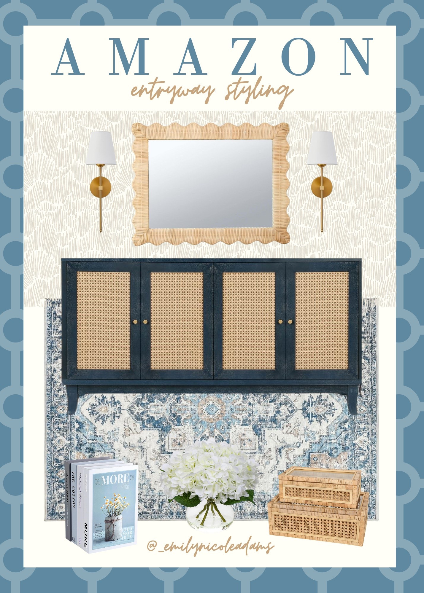 Amazon Entryway Styling🩵 Amazon finds, Amazon home, Amazon home decor, Amazon style, Amazon favorites, coastal decor, coastal home, coastal aesthetic, neutral style, neutral home, home decor, entryway style, coastal grandmother, coastal grandma 

#LTKFindsUnder100 #LTKHome #LTKSeasonal